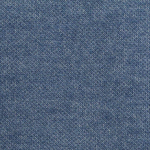Blue Marl Scuba Knit, Poly-Cotton, 245 gsm