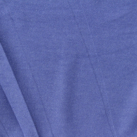 Polyester Cotton Jersey Knit Fabric, 175 gsm, 180 cm — Blue