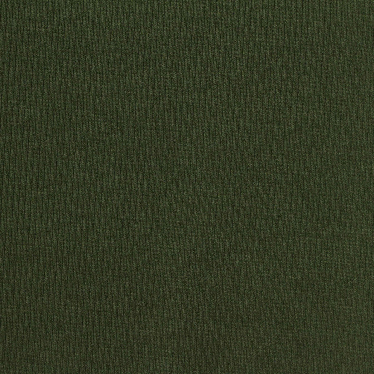 Cotton Polyester Stretch Rib Knit Fabric, 280 gsm, 125 cm — Green