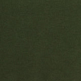 Cotton Polyester Stretch Rib Knit Fabric, 280 gsm, 125 cm — Green
