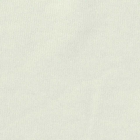 Polyester Cotton Blend Jersey Knit Fabric, 165 gsm, 190 cm — White