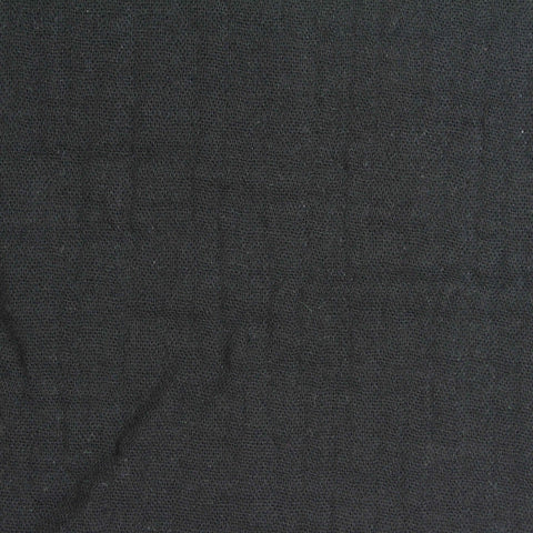 100% Cotton Crepe Fabric, 125 gsm, 180 cm — Black