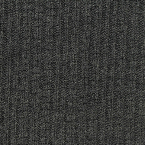 Jacquard Polyester Viscose Stretch Interlock Knit Fabric, 255 gsm, 166 cm — Grey