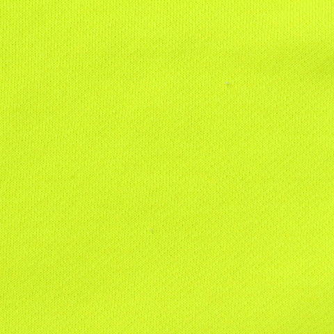 Brushed Cotton Polyester French Terry Fabric, 260 gsm, 174 cm — Yellow