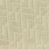 Cream Tone-on-Tone French Terry, Cotton-Poly