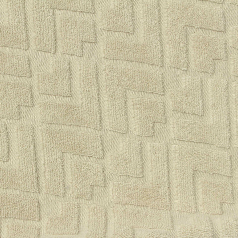 Cream Tone-on-Tone French Terry, Cotton-Poly, 295 gsm