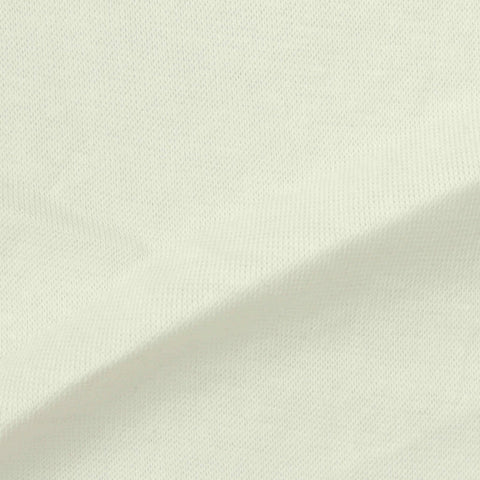 100% Cotton Jersey Knit Fabric, 190 gsm, 144 cm — White