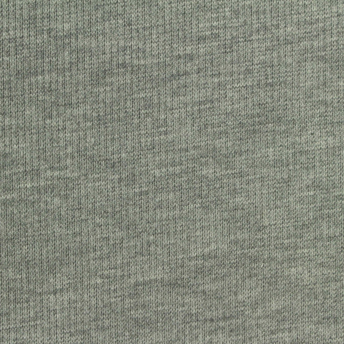Grey Heather Rib Knit, Polyester, 340 gsm