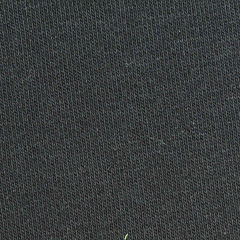 Cotton Polyester French Terry Fabric, 270 gsm, 165 cm — Black