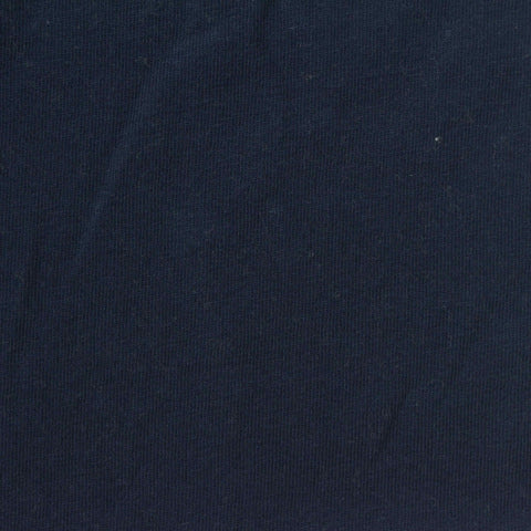100% Cotton Jersey Knit Fabric, 185 gsm, 166 cm — Navy