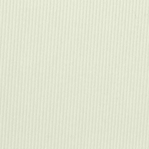 Polyester Stretch Rib Knit Fabric, 357 gsm, 140 cm — White