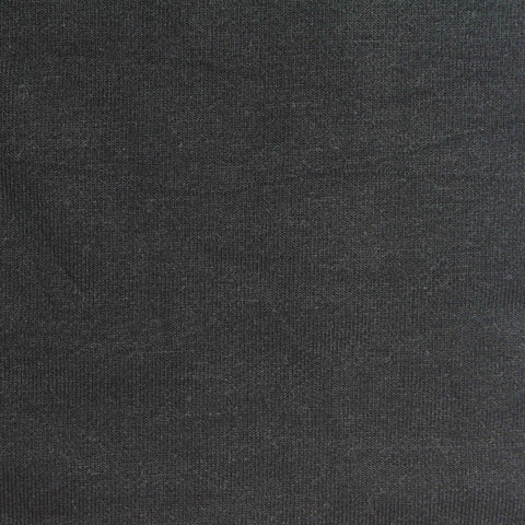 Polyester Viscose Stretch French Terry Fabric, 260 gsm, 170 cm — Grey