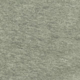 Light Grey Marl Rib Knit, Cotton-Poly