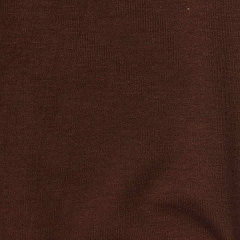 Polyester Cotton Stretch Jersey Knit Fabric, 160 gsm, 160 cm — Brown