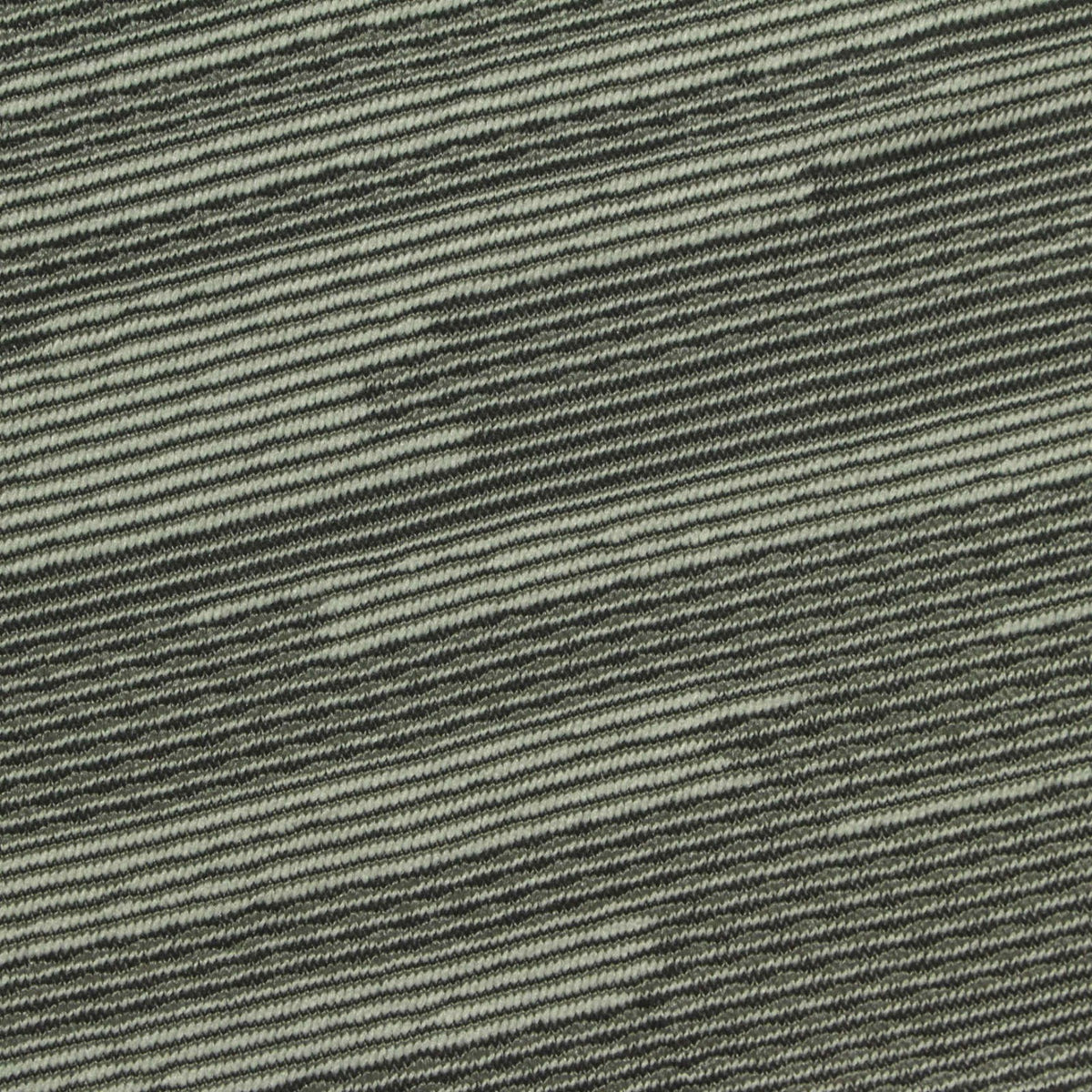Dark Grey Horizontal-Stripe Jersey Knit, Polyester, 180 gsm, 160 cm