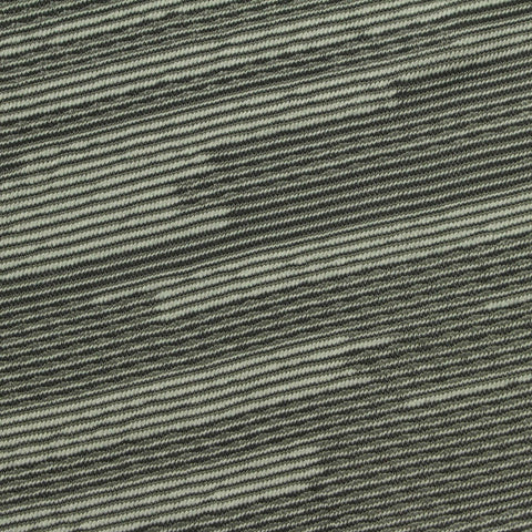 Dark Grey Horizontal-Stripe Jersey Knit, Polyester, 180 gsm, 160 cm