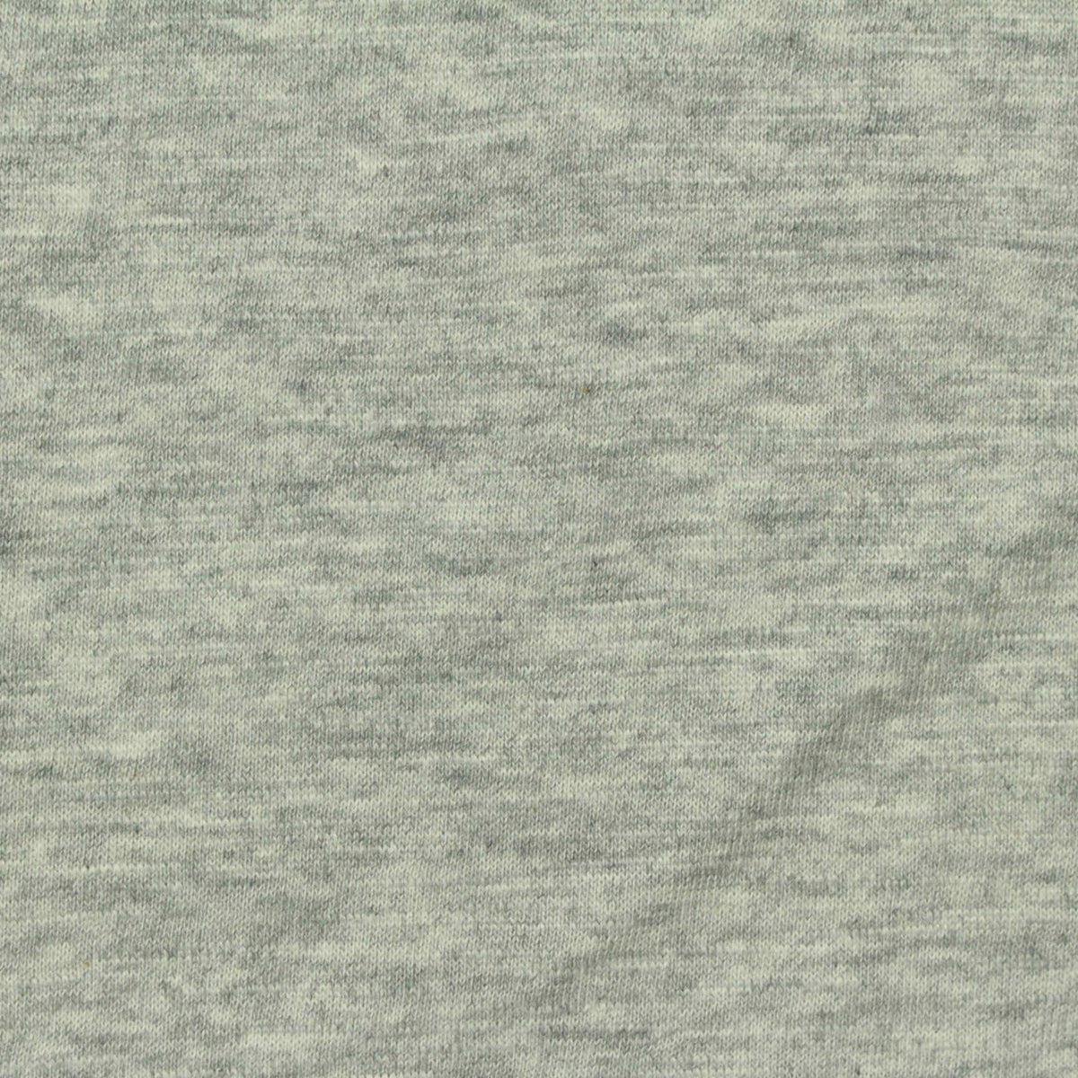 Light Grey Heather Jersey Knit, Cotton-Poly, 195 gsm