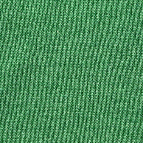 Green Marl Rib Knit, Cotton-Poly, 230 gsm