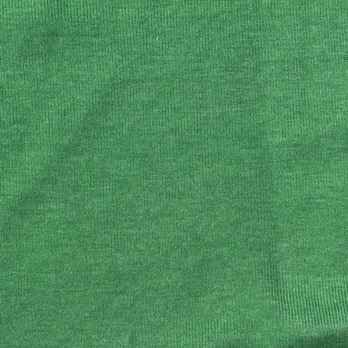 Green Marl Rib Knit, Cotton-Poly, 230 gsm