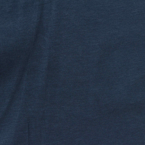 Cotton Stretch Jersey Knit Fabric, 180 gsm, 180 cm — Navy