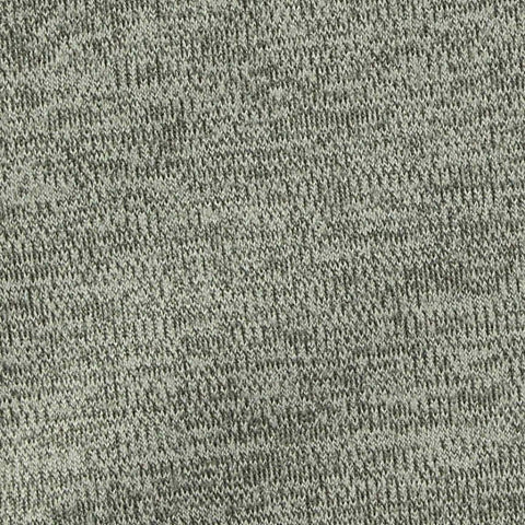 Heather Grey Marl Interlock Knit, Poly-Spandex