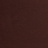 Polyester Viscose Stretch Rib Knit Fabric, 279 gsm, 128 cm — Brown