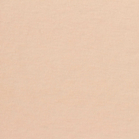 Polyester Cotton Rib Knit Fabric, 154 gsm, 200 cm — Beige