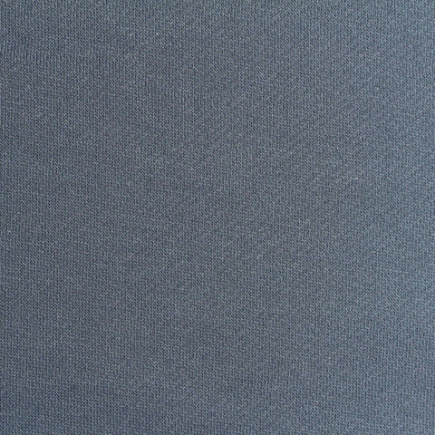 Brushed 100% Polyester French Terry Fabric, 315 gsm, 160 cm — Blue