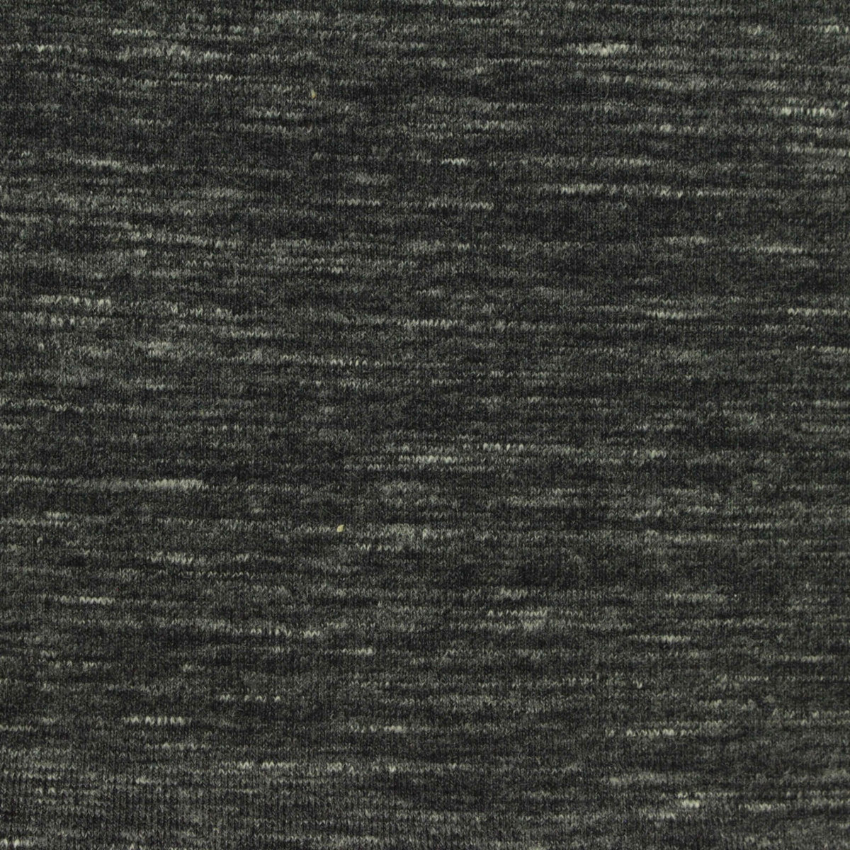 Dark Grey Marl Jersey Knit, Cotton-Poly, 190 gsm