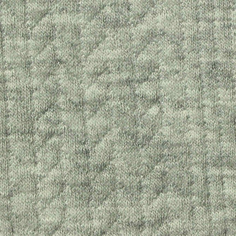Light Grey Chevron Scuba Knit, Polyester