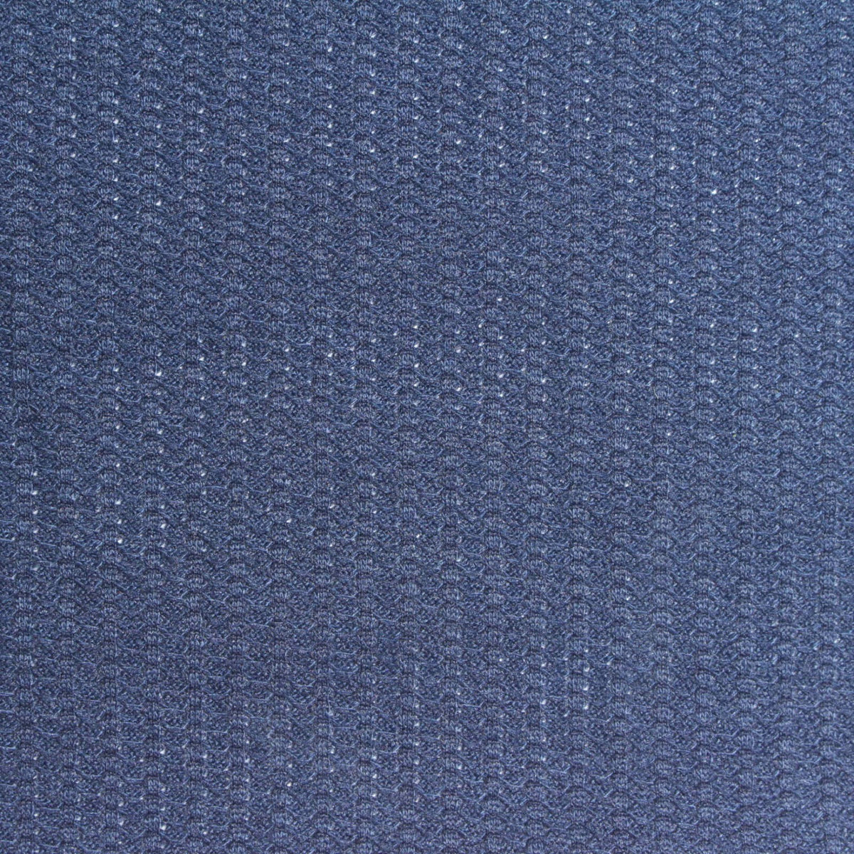 Blue Marl Rib Knit, Polyester, 220 gsm