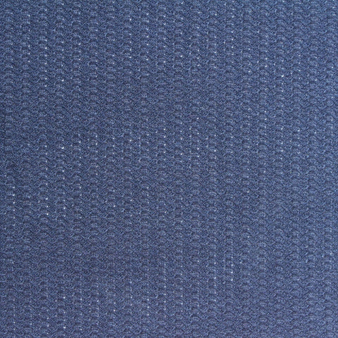 Blue Marl Rib Knit, Polyester, 220 gsm
