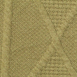 Khaki Diamond Rib Knit, Polyester — texture