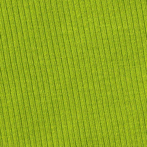 Lime Rib Knit, Cotton-Poly