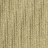 Brushed Viscose Polyester Stretch Rib Knit Fabric, 265 gsm, 160 cm — Khaki — texture