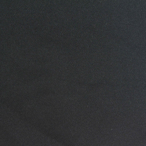 Cotton Polyester Scuba Knit Fabric, 190 gsm, 160 cm — Black