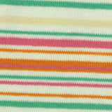 Multicolor Horizontal-Stripe Rib Knit, Cotton-Poly — texture