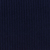 Brushed Polyester Stretch Waffle Knit Fabric, 220 gsm, 145 cm — Navy