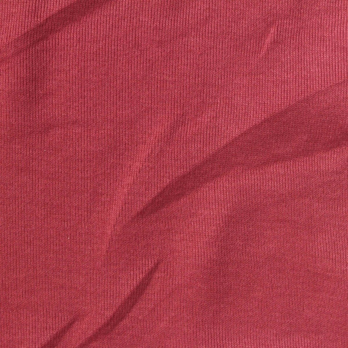 Polyester Stretch Rib Knit Fabric, 250 gsm, 172 cm — Red