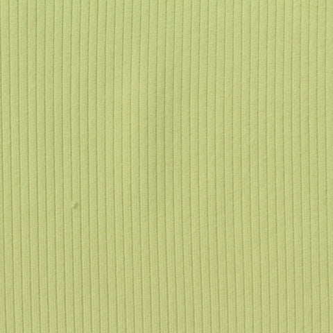 Polyester Stretch Rib Knit Fabric, 260 gsm, 185 cm — Green