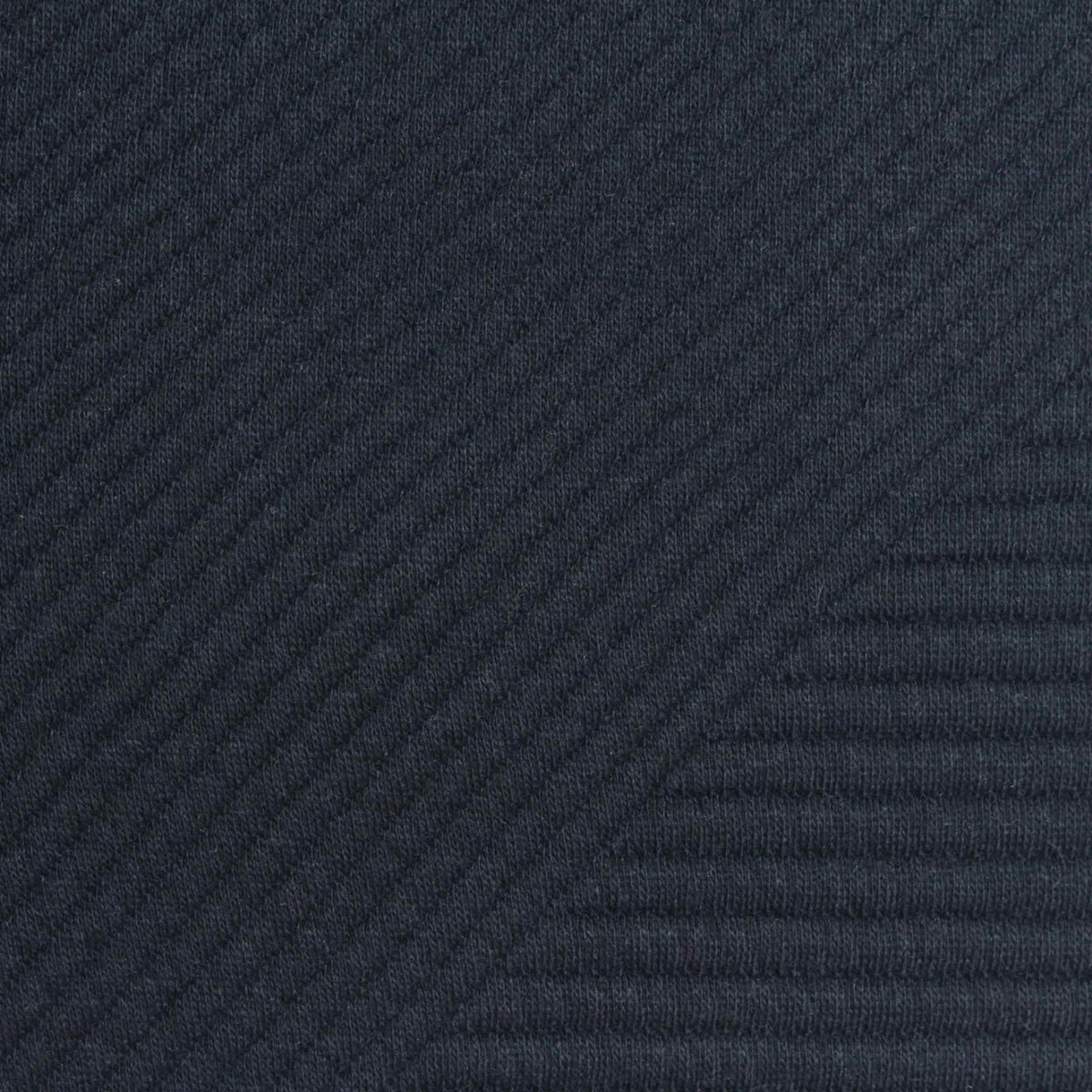 Dark Blue Tone-on-Tone Jacquard, Poly-Cotton
