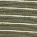 Olive Horizontal-Stripe French Terry, Cotton-Poly