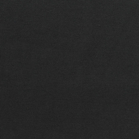 Viscose Nylon Stretch Ponte Knit Fabric, 270 gsm, 150 cm — Black, ref EF-272520