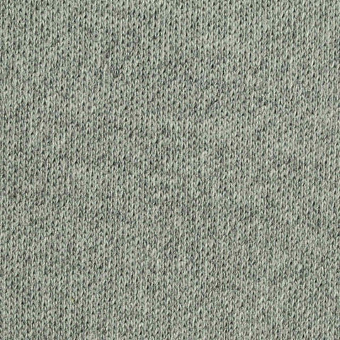 Light Grey-Green Marl French Terry, Poly-Cotton