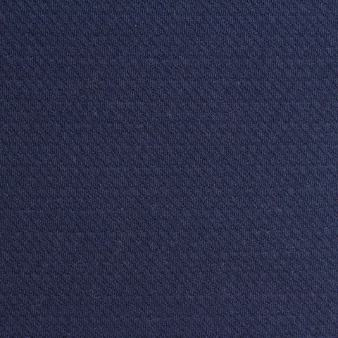 Cotton Polyester Stretch Knit Fabric, 245 gsm, 155 cm — Navy