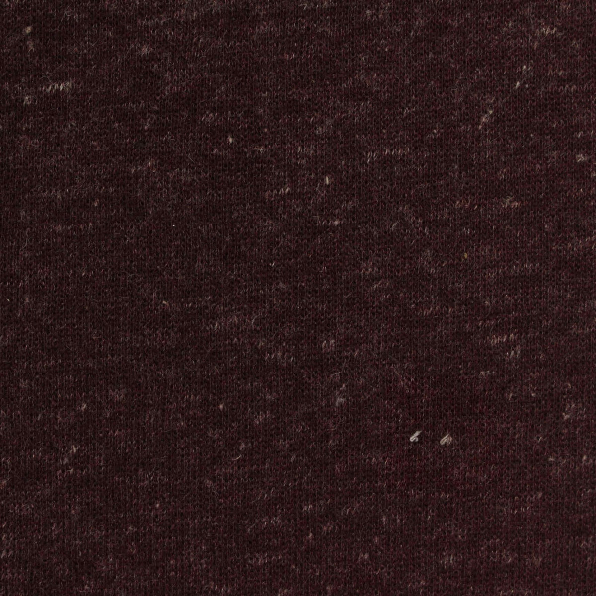 Dark Red Marl French Terry, Polyester, 290 gsm