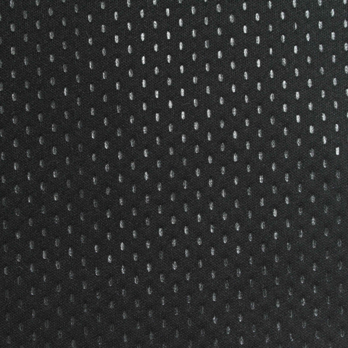 100% Polyester Birdseye Knit Fabric, 280 gsm, 160 cm — Black