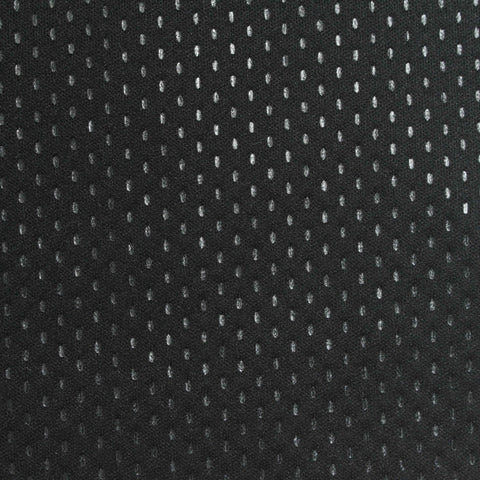 100% Polyester Birdseye Knit Fabric, 280 gsm, 160 cm — Black