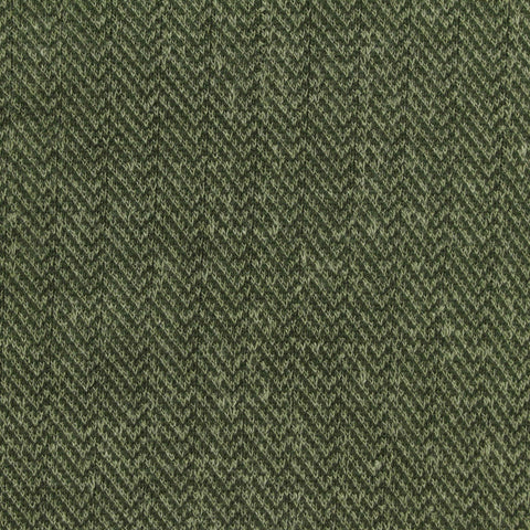 Olive Herringbone French Terry, Polyester