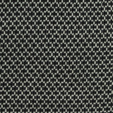 Black Houndstooth Jersey Knit, Cotton-Poly